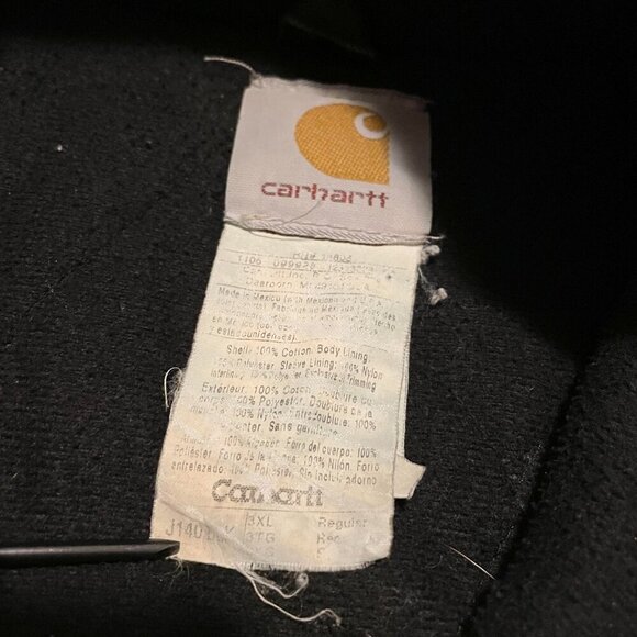 Carhartt Bomber Jacket Mens 3XL Distressed Tie Dye Style - Picture 3 of 16